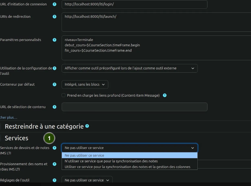 Activation AGS Moodle